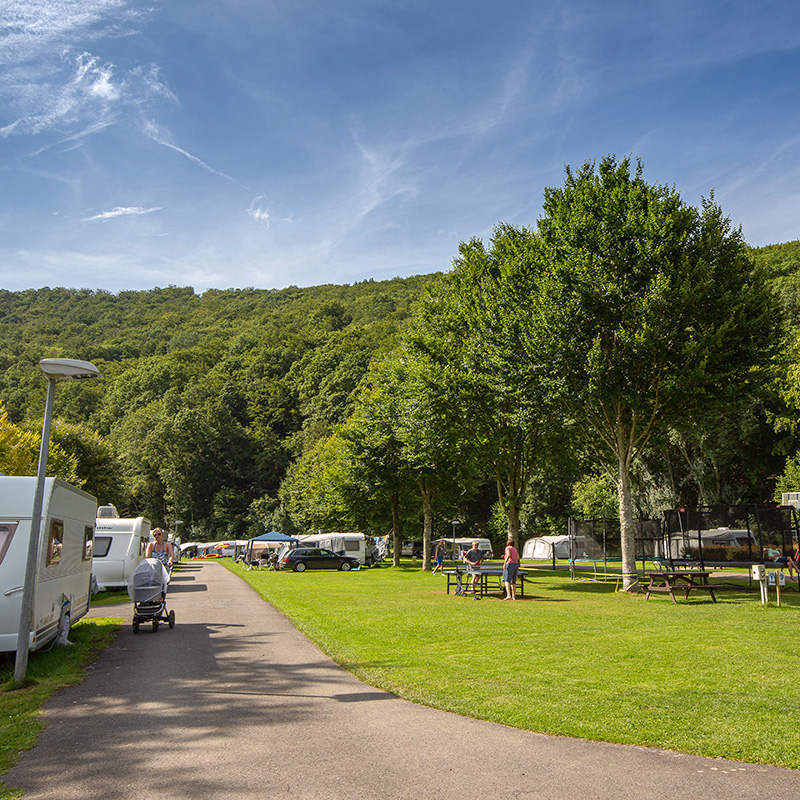Camping Tintesmühle (Luxembourg Ardennes) in the Our-Valley