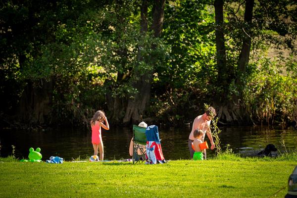 Het kampeerterrein - Camping